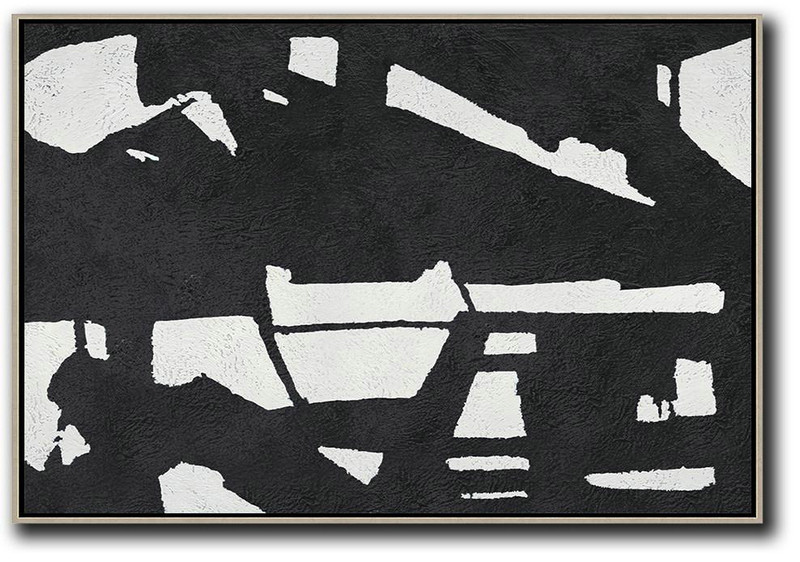 Extra Large Paintings,Oversized Horizontal Minimal Art On Canvas - Wall Art Painting